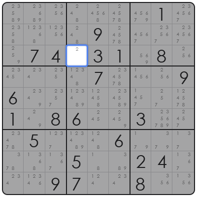 strategy for sudoku